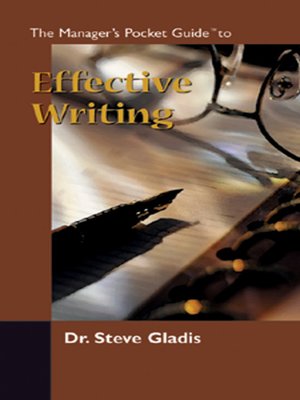 cover image of The Managers Pocket Guide to Effective Writing
